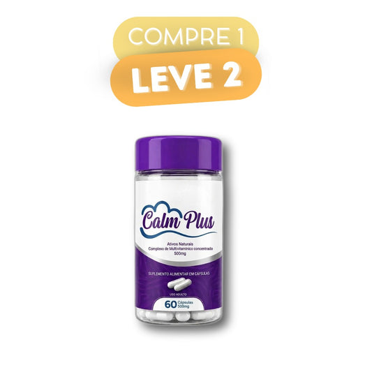 Calm Plus - Suplemento Natural - Promoção Exclusiva + Frete Grátis
