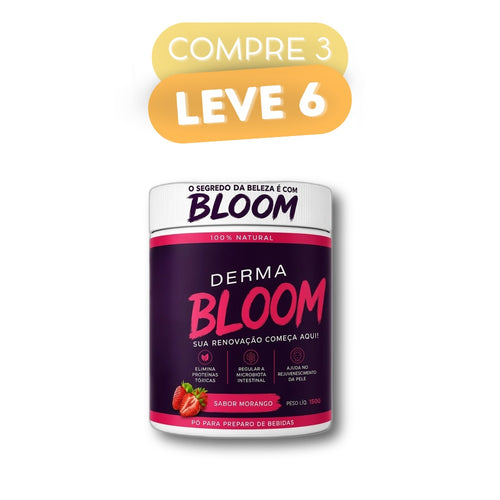 Derma Bloom - Suplemento Natural - Promoção Exclusiva + Frete Grátis