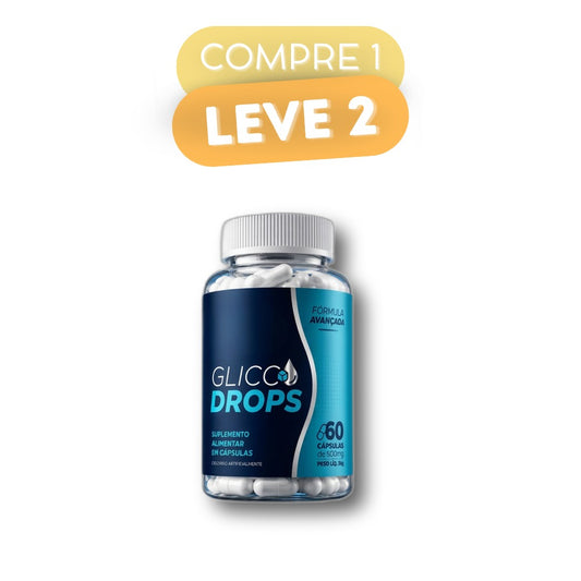 Glico Drops - Suplemento Natural - Promoção Exclusiva + Frete Grátis