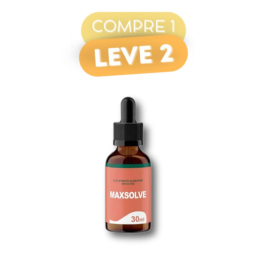 Maxsolve - Suplemento Natural - Promoção Exclusiva + Frete Grátis