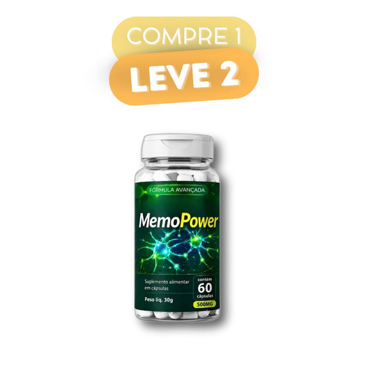 Memo Power - Suplemento Natural - Promoção Exclusiva + Frete Grátis