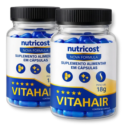 Vitahair - Suplemento Natural - Promoção Exclusiva + Frete Grátis