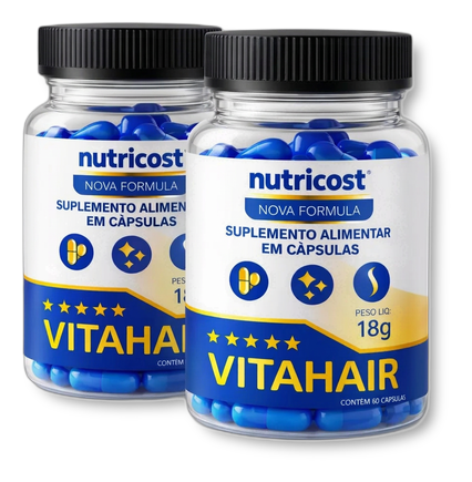 Vitahair - Suplemento Natural - Promoção Exclusiva + Frete Grátis