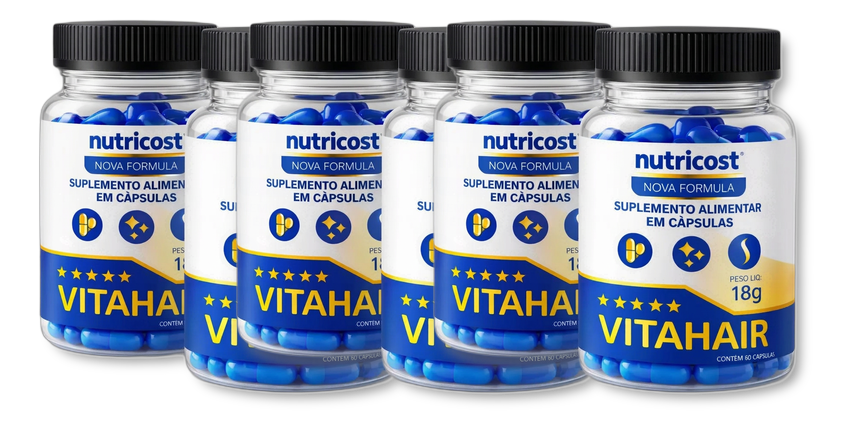 Vitahair - Suplemento Natural - Promoção Exclusiva + Frete Grátis