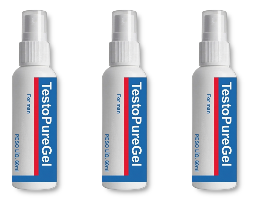 TestoPureGel - Suplemento Natural - Promoção Exclusiva + Frete Grátis