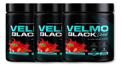 Velmo Black Drink - Suplemento Natural - Promoção Exclusiva + Frete Grátis