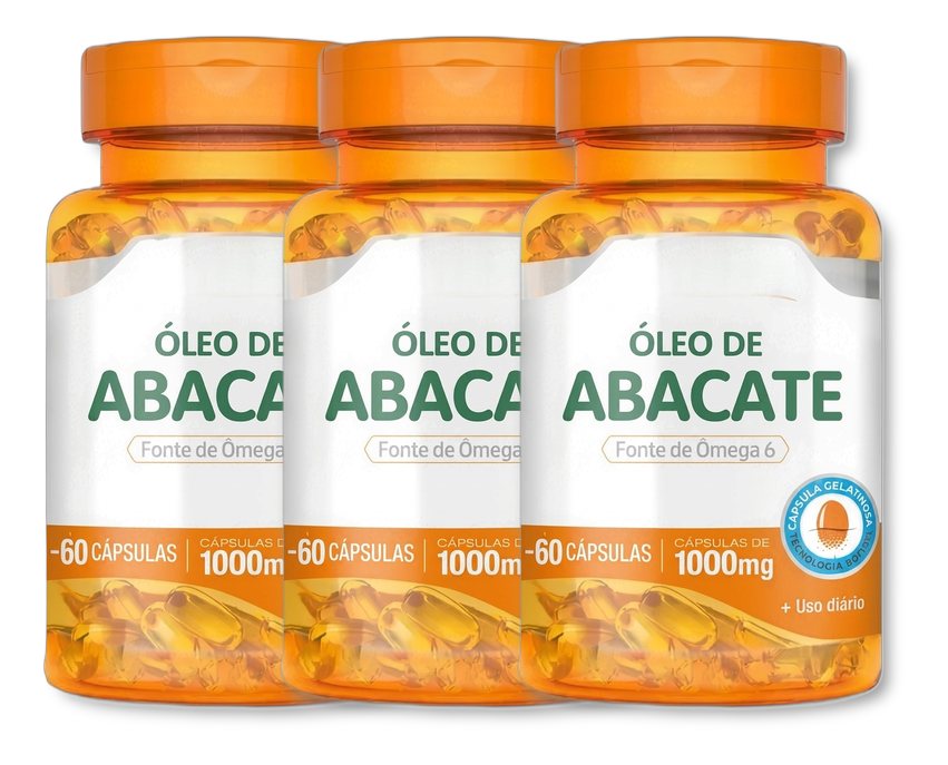 Óleo de Abacate - Suplemento Natural - Promoção Exclusiva + Frete Grátis